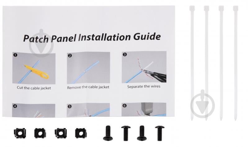 Патч-панель 2E САТ 5e UTP 24 порти - фото 6