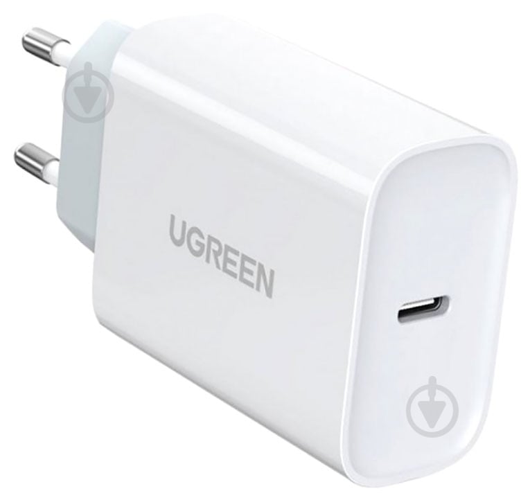 Мережевий зарядний пристрій UGREEN CD127 USB Type-C Wall Charger PD QC4.0 30W 3A White - фото 1