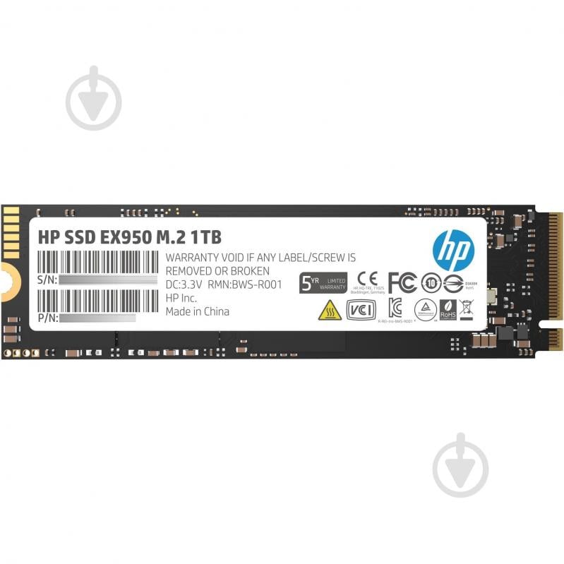 SSD-накопичувач HP 1000GB M.2 PCI Express 3.0 x4 3D NAND (5MS23AA) - фото 1