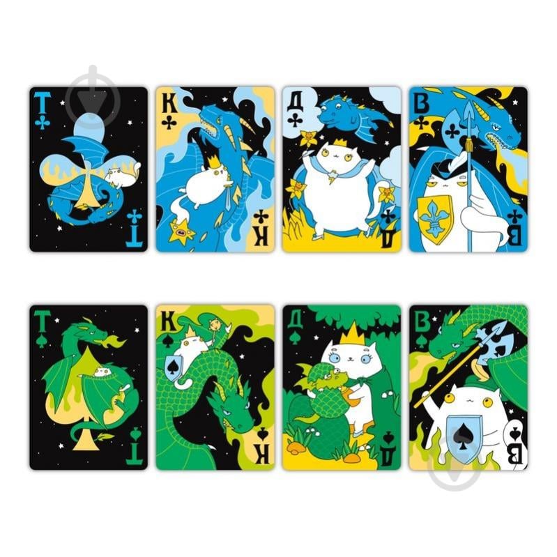 Гральні карти Orner «Коти та Дракони» orner-2870 - фото 5 Гральні карти Orner «Коти та Дракони» orner-2870 - фото 5