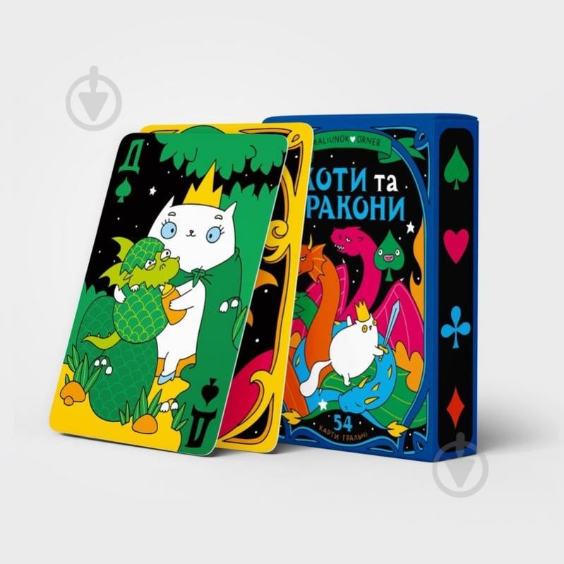 Гральні карти Orner «Коти та Дракони» orner-2870 - фото 2 Гральні карти Orner «Коти та Дракони» orner-2870 - фото 2
