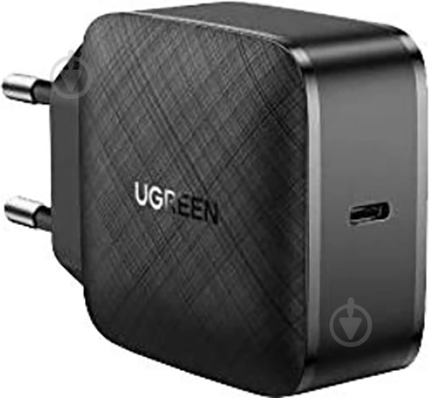 Сетевое зарядное устройство UGREEN CD217 GaN PD QC4.0 Fast Charger 65W 3A Black (70817) - фото 1