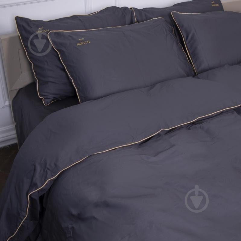 Наволочка сатин Corner Iron grey 50x70 см серый MirSon - фото 4 Наволочка сатин Corner Iron grey 50x70 см серый MirSon - фото 4