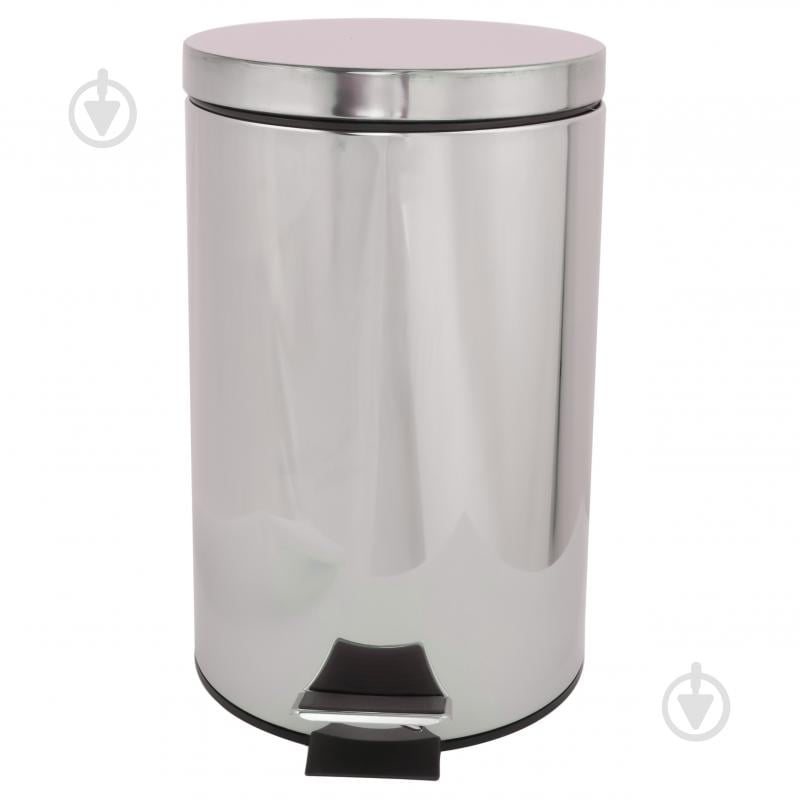 Ведро для ванной AlexValex с педалью 12 л, нержавеющая сталь - фото 3 Ведро для ванной AlexValex с педалью 12 л, нержавеющая сталь - фото 3