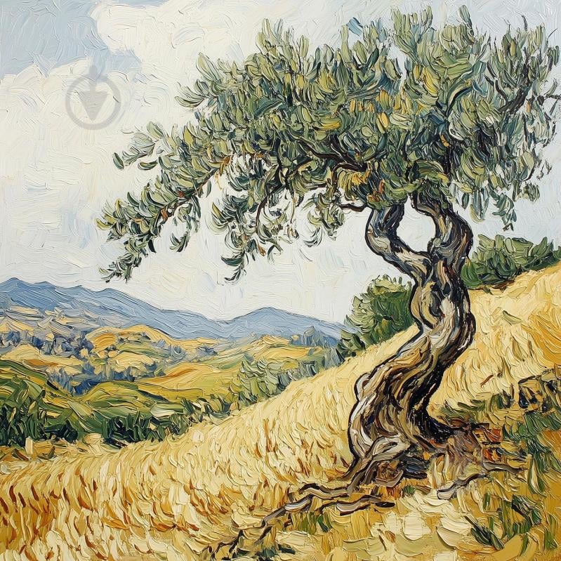 Картина Summer field 80x80 см Styler CA-18621 - фото 1