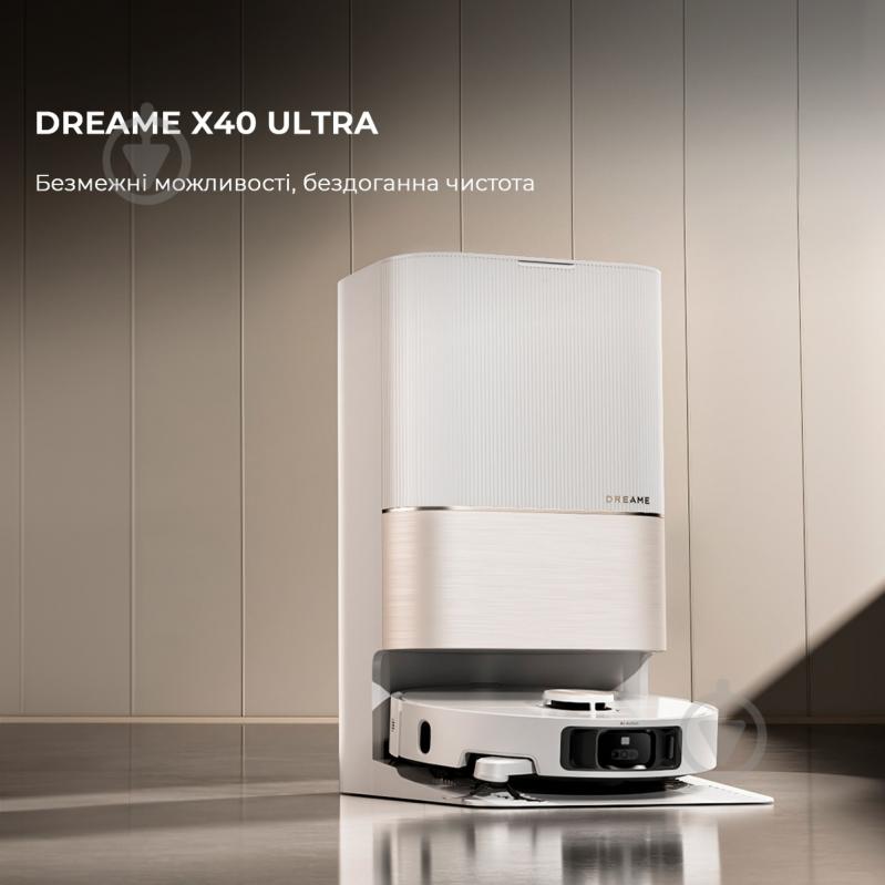 Робот-пилосос DREAME Bot X40 Ultra (RLX63CE-Wh) white - фото 21