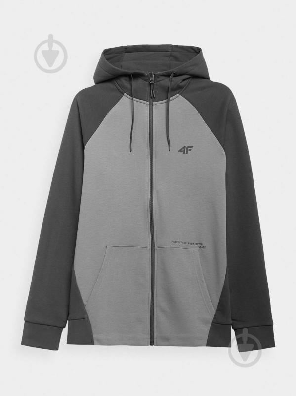 Свитшот 4F D4L21-BLM207-27S р. S серый - фото 1 Свитшот 4F D4L21-BLM207-27S р. S серый - фото 1