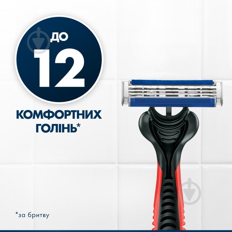 Одноразовая бритва GILLETTE Blue3 Plus Red 6 шт. - фото 3 Одноразовая бритва GILLETTE Blue3 Plus Red 6 шт. - фото 3