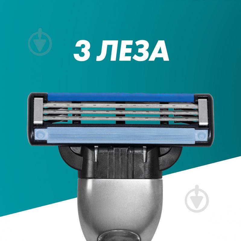 Станок для гоління Gillette MACH3 + 2 картриджа 1 шт. - фото 3