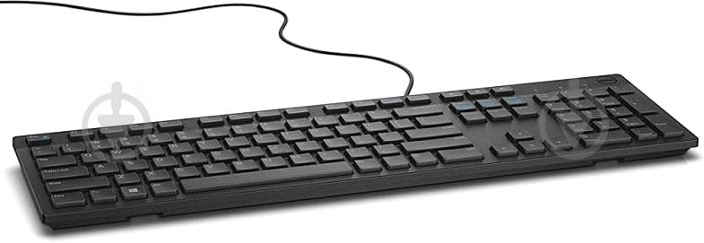 Клавиатура Dell Multimedia Keyboard-KB216 Ukrainian (580-AHHE) black - фото 2