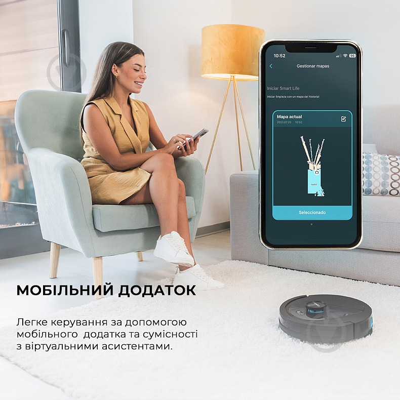 Робот-пылесос CECOTEC Conga 7490 Ultimate Genesis (CCTC-08103) black - фото 2 Робот-пылесос CECOTEC Conga 7490 Ultimate Genesis (CCTC-08103) black - фото 2