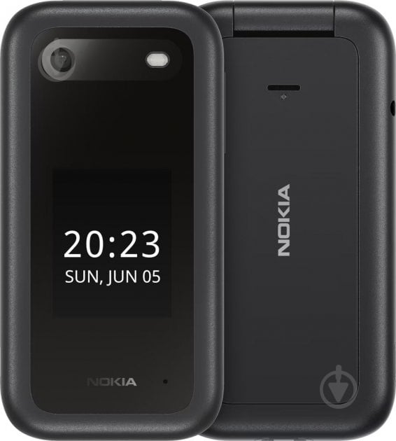 Мобільний телефон Nokia 2660 Flip Dual Sim black - фото 1