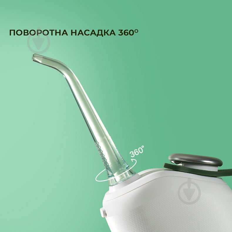 Ирригатор Oclean W10 NEW-2 NOZZLES Green - фото 2