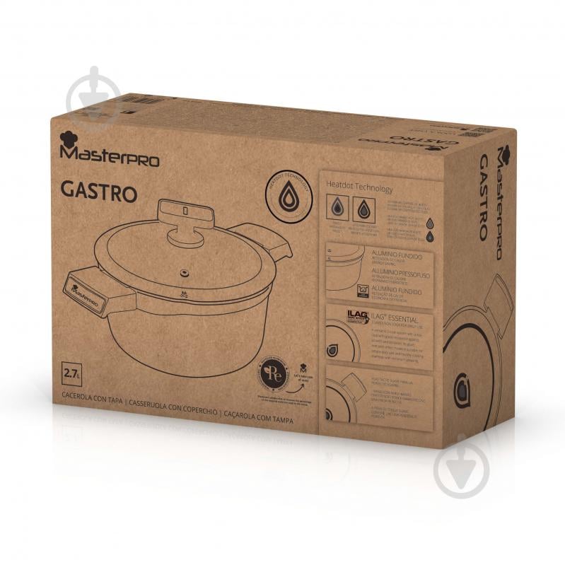 Кастрюля Gastro 2,7 л BGMP-8106 MasterPro - фото 6