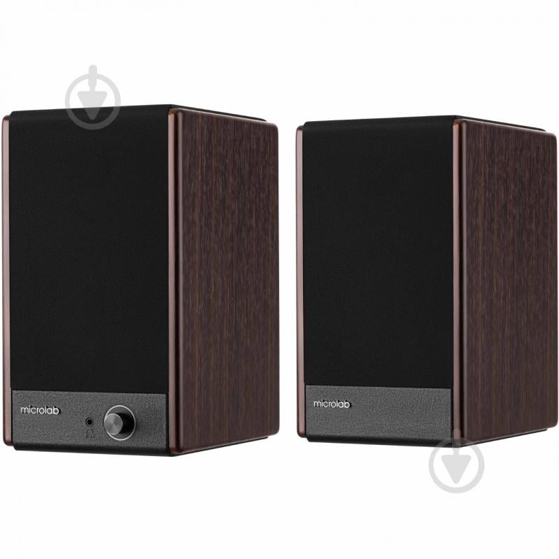 Акустическая система Microlab SOLO 3 2.0 black/brown - фото 1