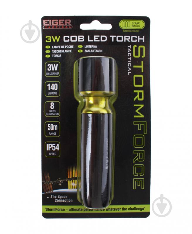 Ліхтарик Summit StormForce COB Torch чорний - фото 2