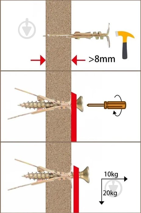 Анкер Expert Fix 11x30 мм 6 шт. - фото 2