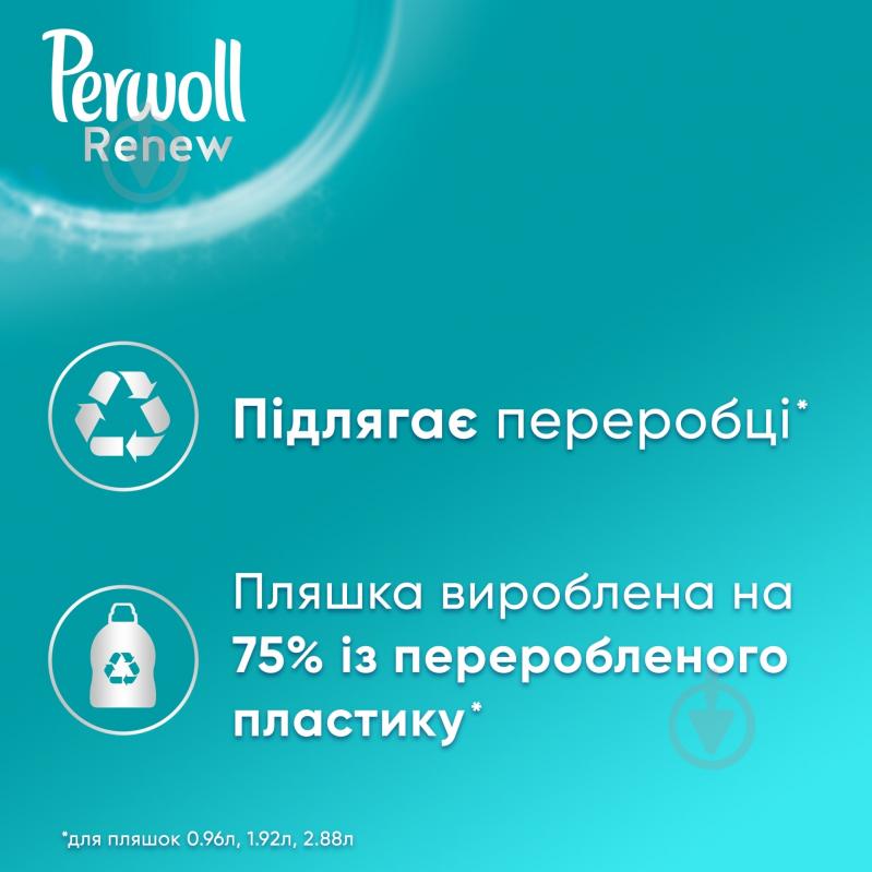 Гель для машинного та ручного прання Perwoll Renew Догляд та Освіжаючий ефект 0,96 л - фото 4
