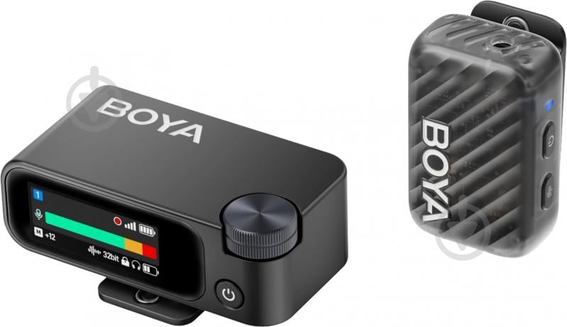Микрофон петличный Boya Type-C/TRS Black (MIC 2-02) - фото 3