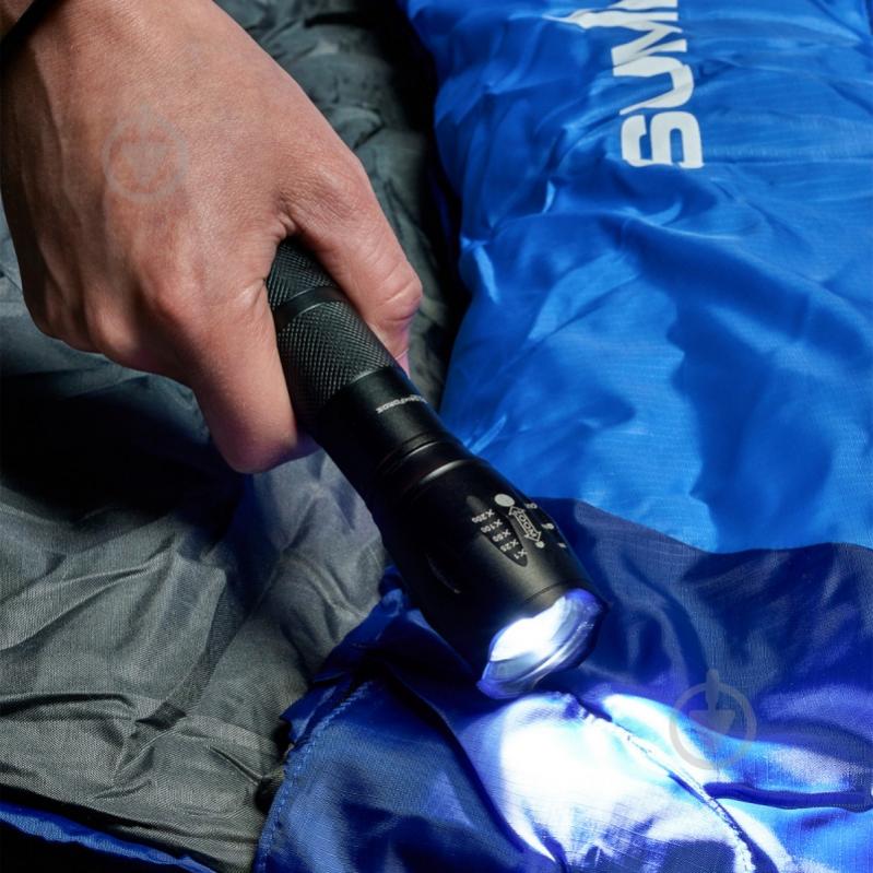 Фонарик Summit StormForce Rechargable Focus CREE 10W черный - фото 4