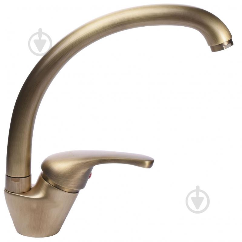 Смеситель для кухни Globus Lux GLSO-0203S-9-BRONZE - фото 2