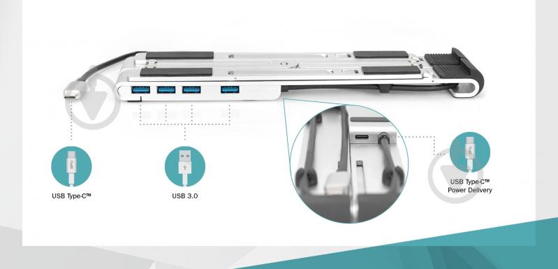 Подставка для ноутбука Digitus (DA-90424) - фото 8