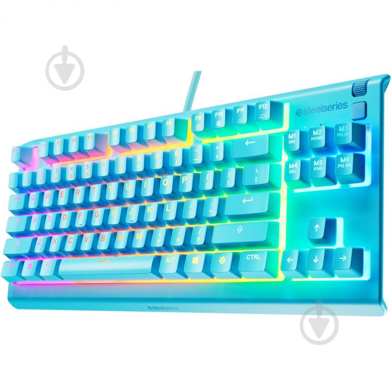 Клавіатура ігрова SteelSeries Apex 3 TKL (64933) blue - фото 2 Клавіатура ігрова SteelSeries Apex 3 TKL (64933) blue - фото 2