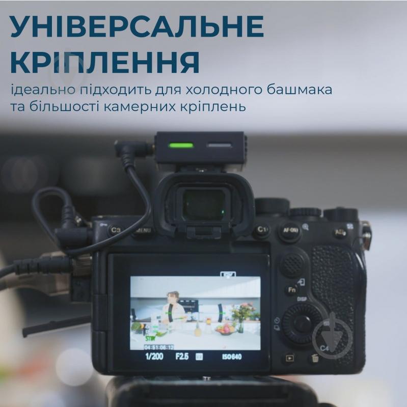 Мікрофон петличний Boya LINK 3-01 Type-C/TRS/Lightning Black (LINK 3-01) - фото 16