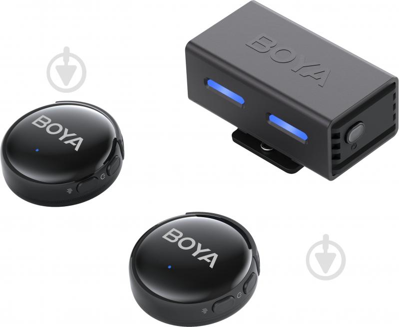 Мікрофон петличний Boya LINK 3-01 Type-C/TRS/Lightning Black (LINK 3-01) - фото 3
