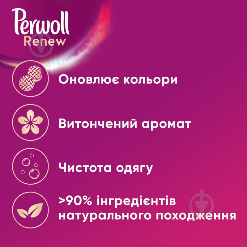 Гель для машинного та ручного прання Perwoll Renew Blossom 0,96 л - фото 2