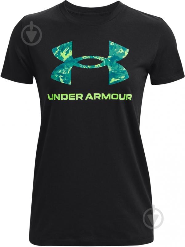 Футболка Under Armour SPORTSTYLE LOGO SS 1356305-005 р.XS чорний - фото 4