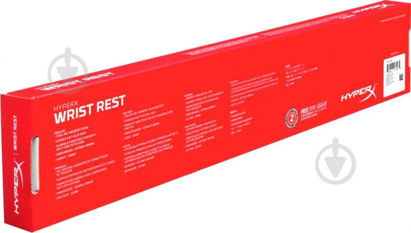 Підставка під зап'ястя HyperX Wrist Rest чорний (HX-WR) - фото 6