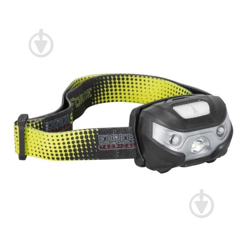 Фонарик на голову Summit StormForce Eiger USB 3W черно-зеленый - фото 2