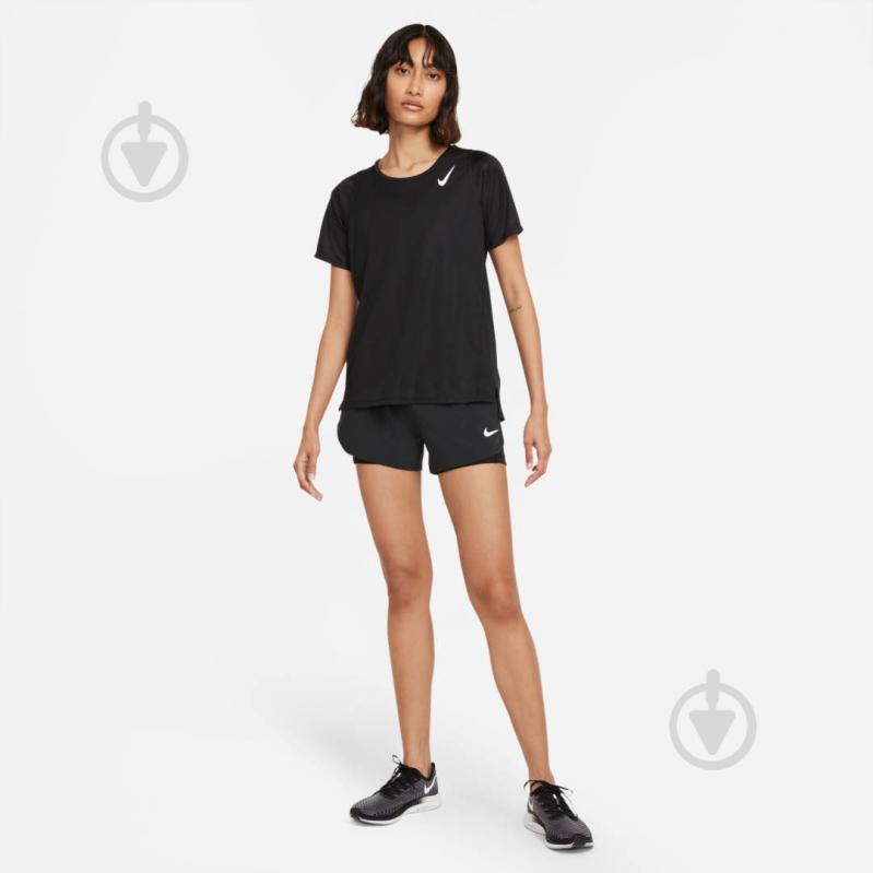 Футболка Nike W NK FAST DF SS TOP DD5927-010 р.XS чорний - фото 7