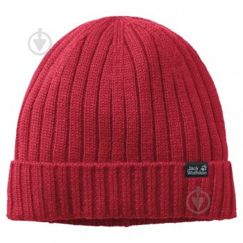 Шапка Jack Wolfskin Stormlock Rip Knit Cap 1907121-2102 р.one size червоний - фото 1