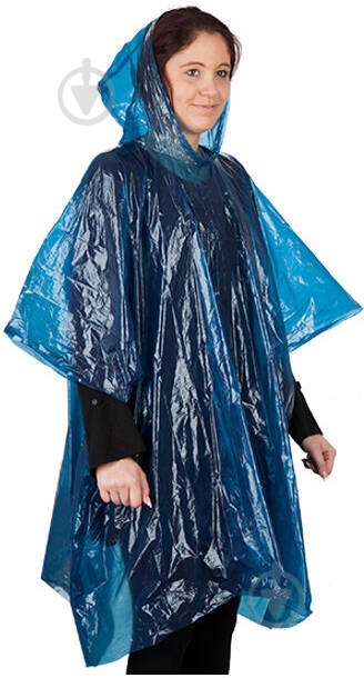 Дождевик Summit Emergency Poncho р. one size синий - фото 1 Дождевик Summit Emergency Poncho р. one size синий - фото 1