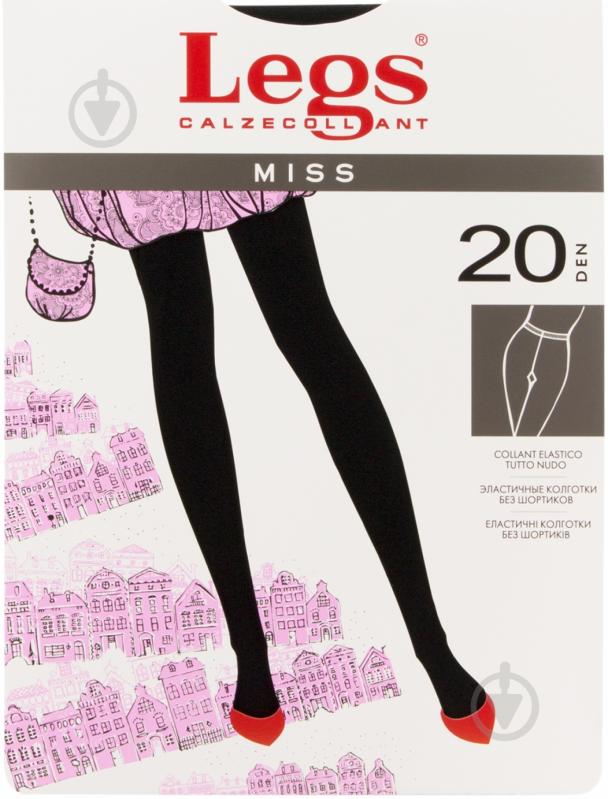 ᐉ Колготки Legs MISS 20 den NERO 4 черный • Купить в Киеве, Украине ...