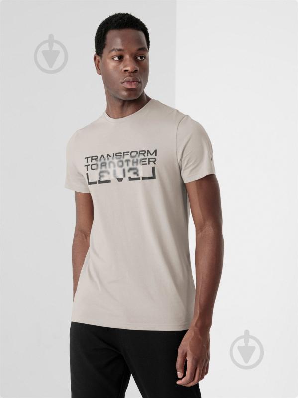 Футболка 4F D4Z21-TSM226-27S р.L серый - фото 1