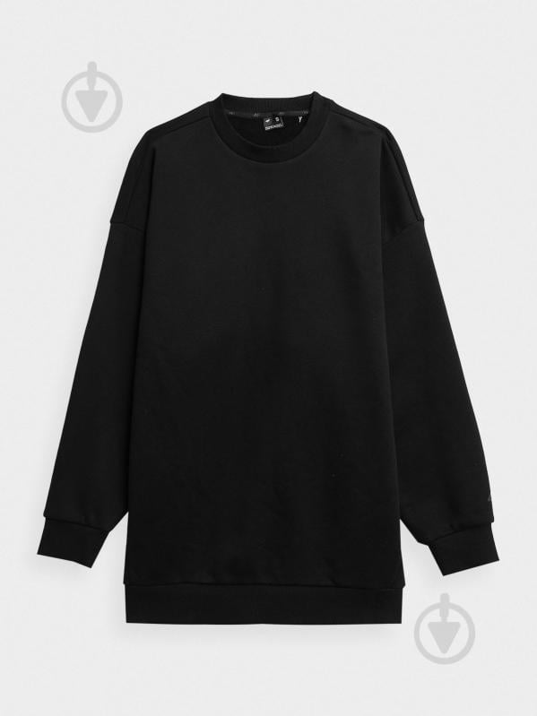 Світшот 4F SWEATSHIRT F0764 4FAW23TSWSF0764-20S р.M чорний - фото 1