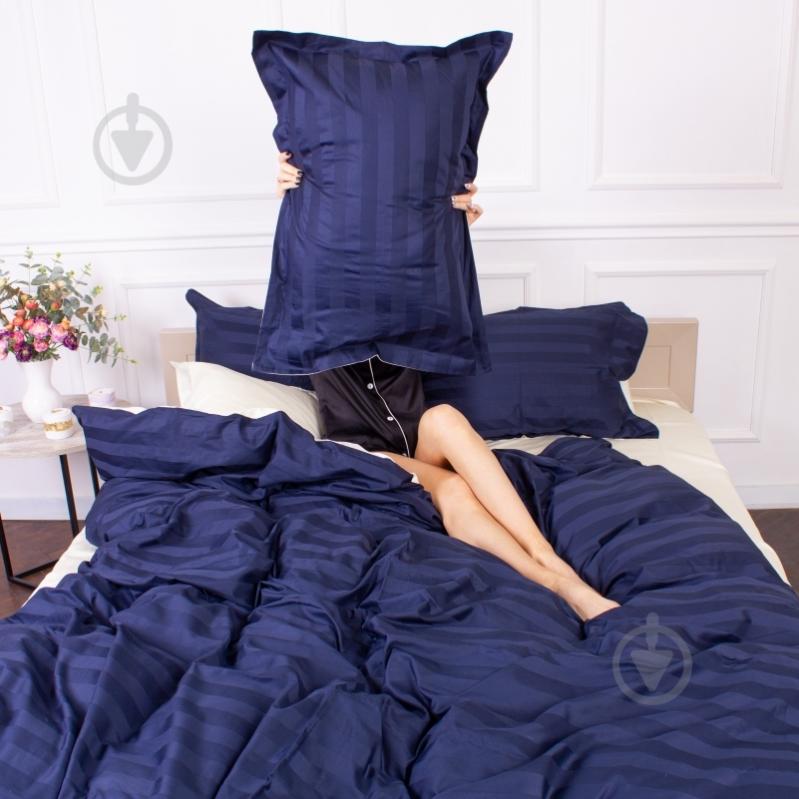 Наволочка сатин Fernand Duet 50x70 см синий/молочный MirSon - фото 2 Наволочка сатин Fernand Duet 50x70 см синий/молочный MirSon - фото 2