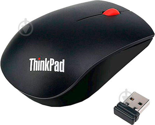 Мышь Lenovo ThinkPad Essential Wireless Mouse black - фото 2