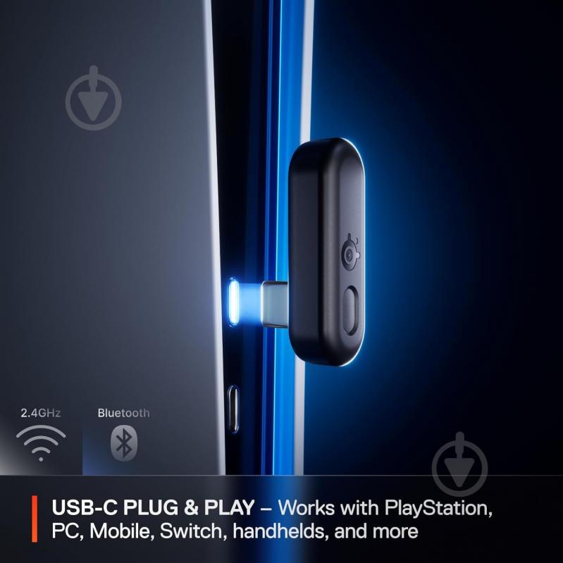 Гарнитура игровая SteelSeries Arctis Nova 3P Wireless aqua blue (61688) - фото 9 Гарнитура игровая SteelSeries Arctis Nova 3P Wireless aqua blue (61688) - фото 9