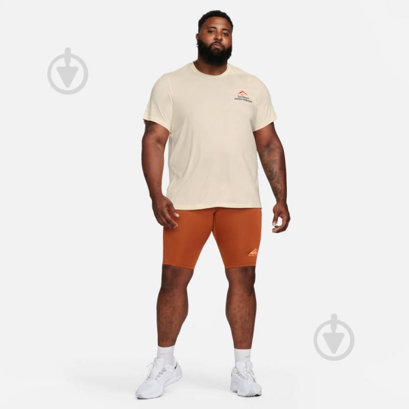 Футболка Nike M NK DF TEE TRAIL FJ2354-113 р.S бежевий - фото 5