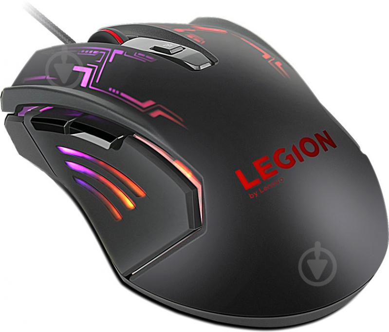 Мышь Lenovo Legion M200 RGB Gaming Mouse black - фото 1