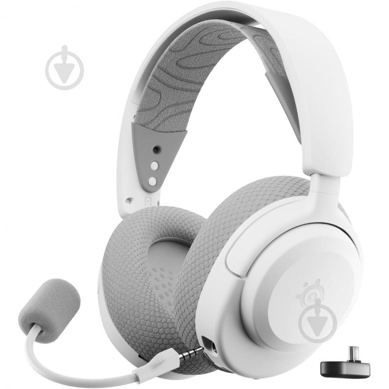 Гарнитура игровая SteelSeries Arctis Nova 3P white (61687) - фото 1 Гарнитура игровая SteelSeries Arctis Nova 3P white (61687) - фото 1