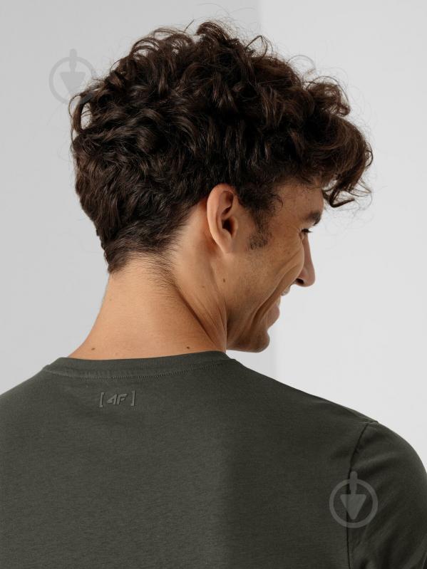 Футболка 4F D4Z21-TSM226-40S р.L зеленый - фото 3 Футболка 4F D4Z21-TSM226-40S р.L зеленый - фото 3