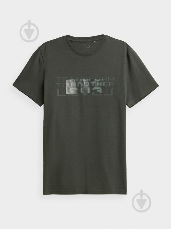 Футболка 4F D4Z21-TSM226-40S р.L зеленый - фото 4 Футболка 4F D4Z21-TSM226-40S р.L зеленый - фото 4