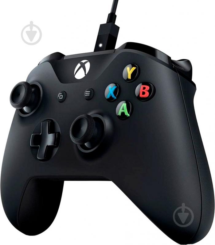 Геймпад Microsoft Xbox One Controller + USB Cable for Windows black - фото 3
