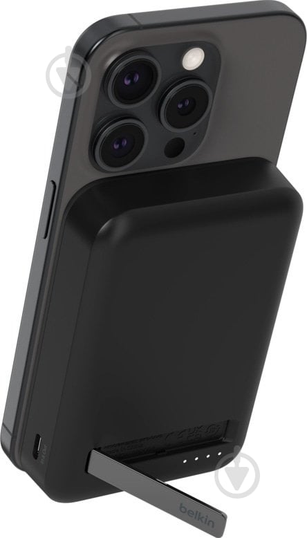 Повербанк Belkin MagSafe Qi2 10000 mAh black (BPD008BTBK) - фото 3 Повербанк Belkin MagSafe Qi2 10000 mAh black (BPD008BTBK) - фото 3