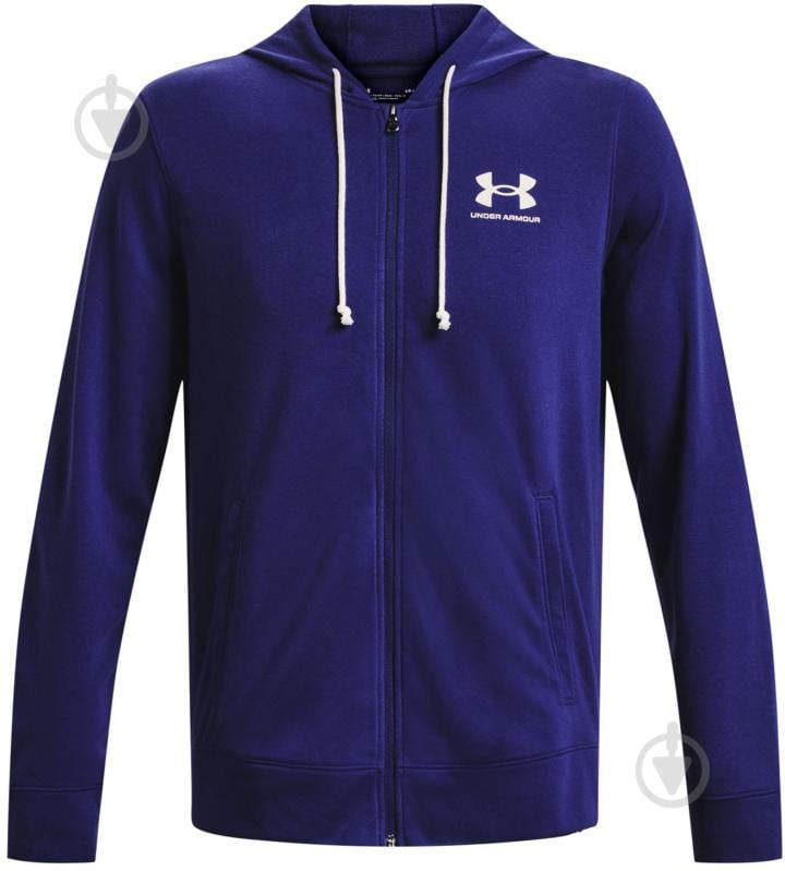 Джемпер Under Armour RIVAL TERRY LC FZ 1370409-468 р. XL синій - фото 4